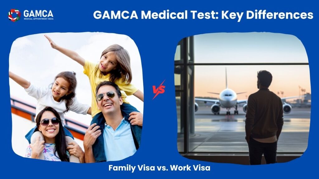 GAMCA Medical Test for Family Visa vs. Work Visa